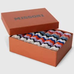 Lavette bagno in spugna MISSONI HOME RIVERBERO 100 Zig Zag 6 pezzi