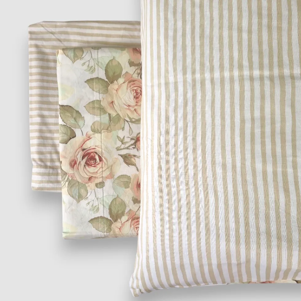 Lenzuola Bloom Rose Matrimoniale 100% Cotone