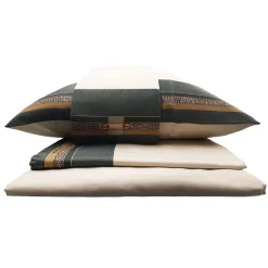 Lenzuola Borbonese completo matrimoniale in raso ASCOT verde