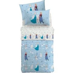 Lenzuola Caleffi completo Disney FROZEN STAR in cotone per bambine