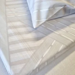 Lenzuola completo Zucchi matrimoniale in percalle Bourton beige