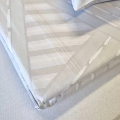 Lenzuola completo Zucchi matrimoniale in percalle Bourton beige