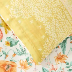 Lenzuola-copriletto Bassetti Casablanca Y11 matrimoniale in cotone a fiori