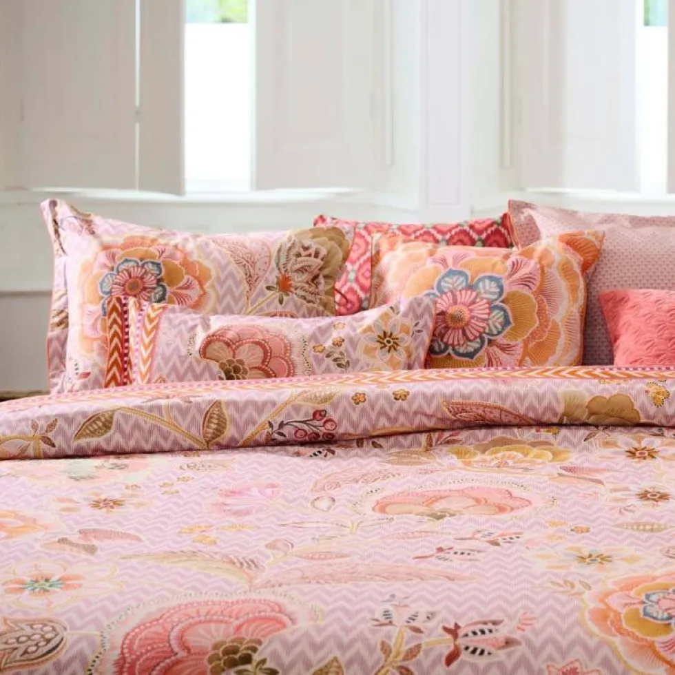 Lenzuola-copriletto completo Matrimoniale PIP STUDIO Hakuna rosa