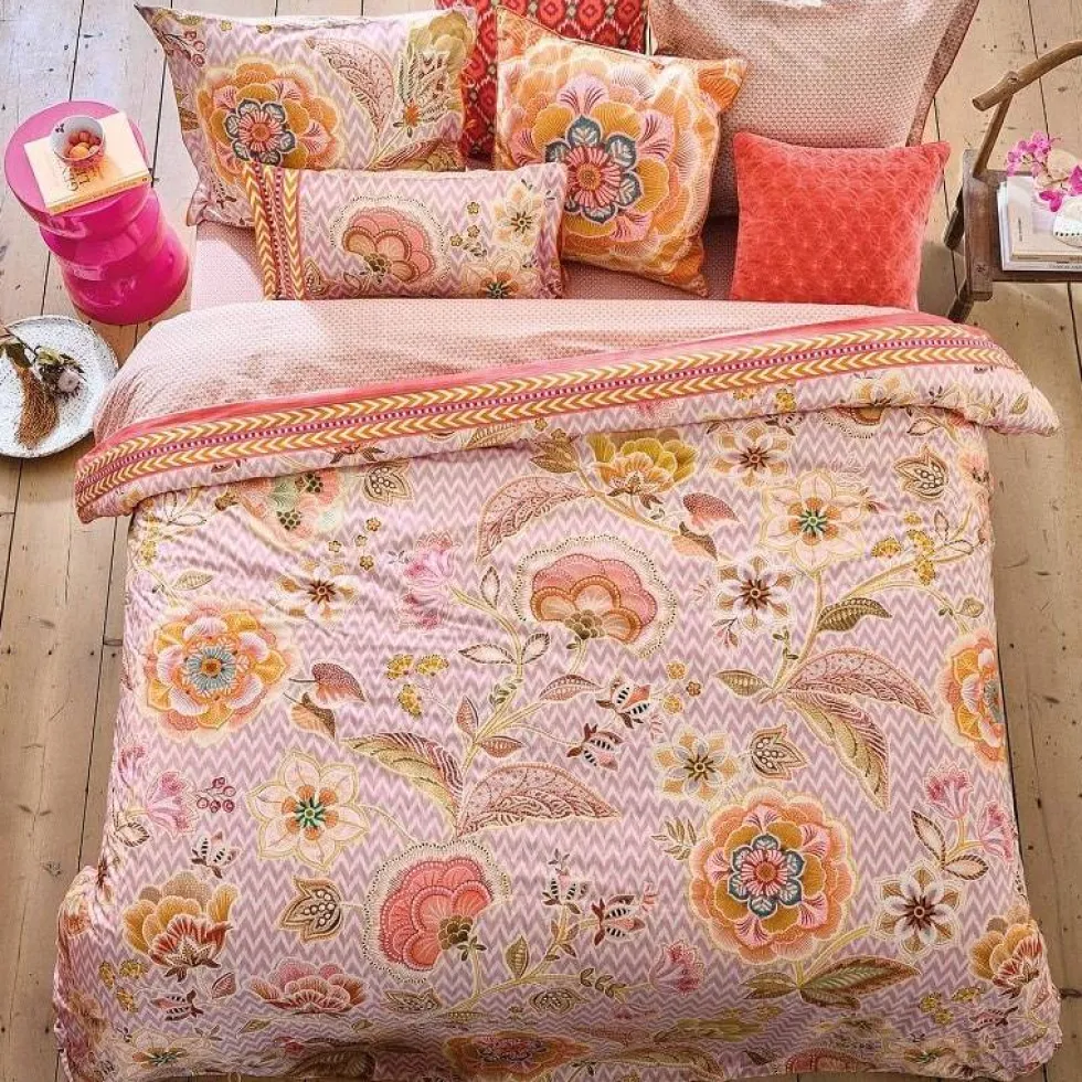 Lenzuola-copriletto completo Matrimoniale PIP STUDIO Hakuna rosa