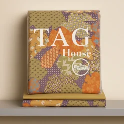 Lenzuola-copriletto completo matrimoniale TAG HOUSE Foliage in raso