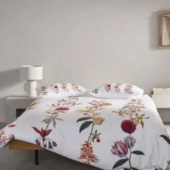 Lenzuola-copriletto in raso Matrimoniali ESSENZA Feda Pure White