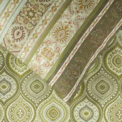 Lenzuola-copriletto Matrimoniali Bassetti Granfoulard Hanbury V1 verde