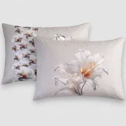 Lenzuola Copriletto Matrimoniale Cotone Flower Power Floreale