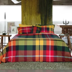 Lenzuola e federe tinto filo scozzesi Bossi Casa BLAIR 7333