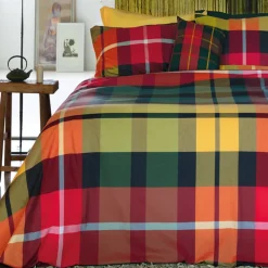 Lenzuola e federe tinto filo scozzesi Bossi Casa BLAIR 7333