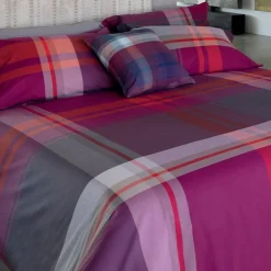 Lenzuola e federe tinto filo scozzesi Bossi Casa GLENN 7337