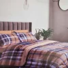 Lenzuola in cotone completo matrimoniale Jasper scozzese tartan