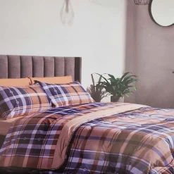 Lenzuola in cotone completo matrimoniale Jasper scozzese tartan