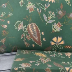 Lenzuola in cotone matrimoniale Bassetti SIKAR V1 verde Orientale