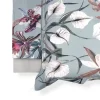 Lenzuola in percalle completo matrimoniale Orchidea anice