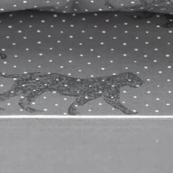 Lenzuola in Percalle Matrimoniali GABEL Nalani grafite animalier