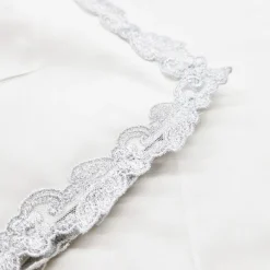 Lenzuola in raso matrimoniale LA PERLA Petit Maison bianco