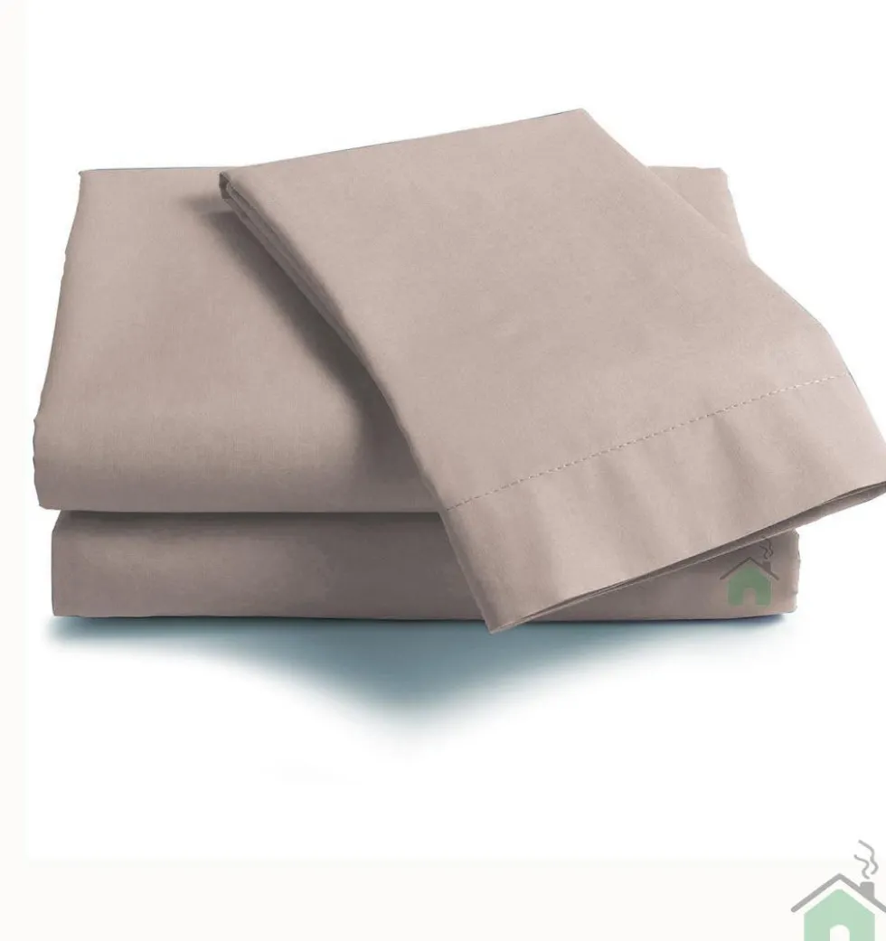Lenzuola Matrimoniale con angoli ISTAR Maxi 200x215x30 tortora