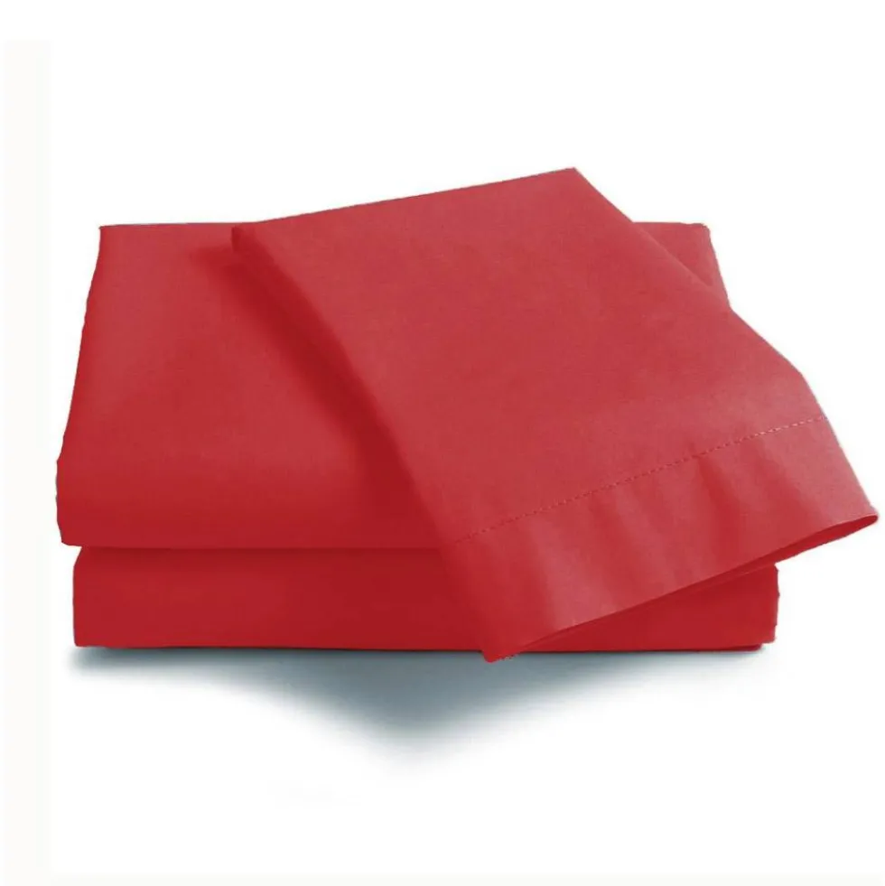 Lenzuola Matrimoniale con angoli ISTAR Maxi 200x215x30 rosso
