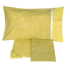 Lenzuola matrimoniale FAZZINI Galuchat lime effetto-copriletto