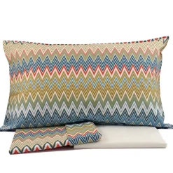 Lenzuola matrimoniale Missoni Home Babila multicolor chevron