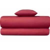 Lenzuola matrimoniali completo Missoni Home JO 56 bordeaux