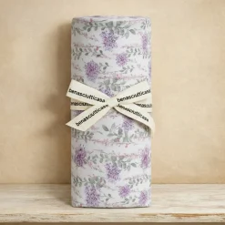 Lenzuola matrimoniali 100% cotone Darya fiorellini rosa leggere e fresche