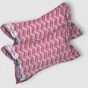 Lenzuola matrimoniali in cotone Enrico Coveri Dixie fuxia