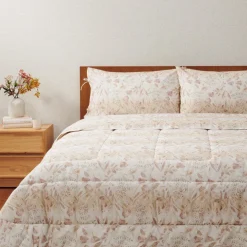 Lenzuola Matrimoniali Zucchi Percalle cotone pettinato Cipria Beige