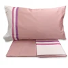 Lenzuola Maxi matrimoniale in raso Fazzini KUBRIC rosa