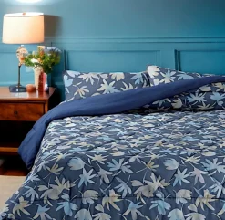 Lenzuola moderne matrimoniali Bassetti SUNNY B2 bluette