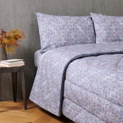 Lenzuola Percalle cotone pettinato ZUCCHI Aroma Blu