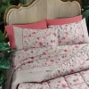 Lenzuola Percalle Matrimoniali GABEL Allure floreale malva