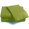 Lenzuola piane verde matrimoniale MAXI 300x310 ISTAR puro cotone