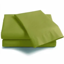 Lenzuola piane verde matrimoniale MAXI 300x310 ISTAR puro cotone
