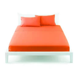 Lenzuola piano percalle 80 fili matrimoniale 250x290 - vari colori - Cassera
