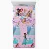 Lenzuola Principesse completo singolo in cotone Disney per bambine