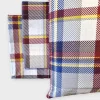 Lenzuola scozzesi completo matrimoniale in cotone BRUNA tartan