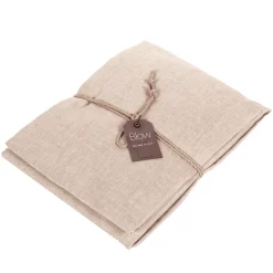 Lenzuolo con angoli Lino 100% FAZZINI Soffio Rosa cipria