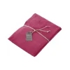 Lenzuolo con elastico da sotto Lino 100% FAZZINI Soffio Rubino