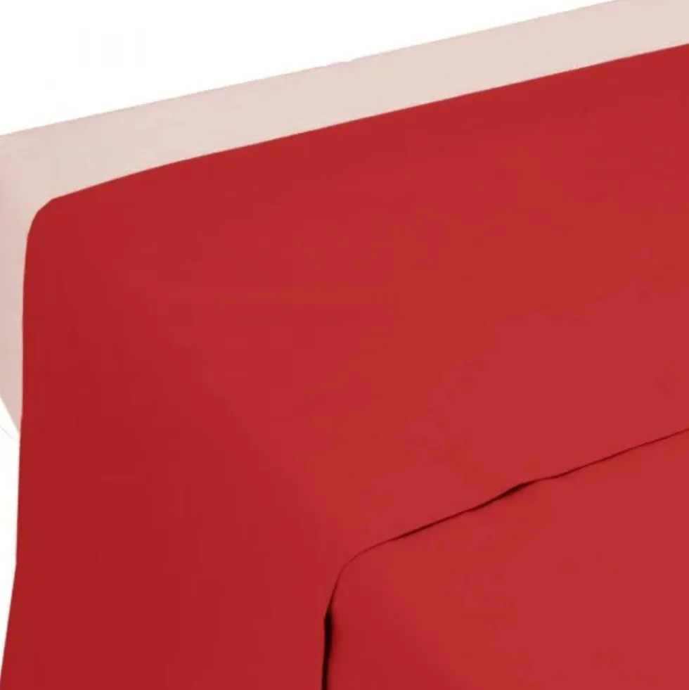 Lenzuolo Sopra 2 piazze GABEL puro cotone tinta unita 250x290 piano