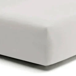 Lenzuolo sotto JERSEY estensibile matrimoniale 180x200 h.30 cm | perla