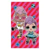 LOL asciugamano asilo 30x50 cm LOLSURPRISE official Fucsia