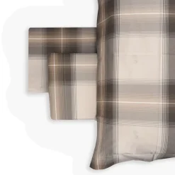 Mirabello Lenzuolo copriletto Matrimoniale Zermat Percalle beige