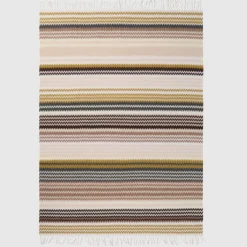 Missoni Home plaid con frange 130x190 cm HUMBERT 148 marrone zig-zag