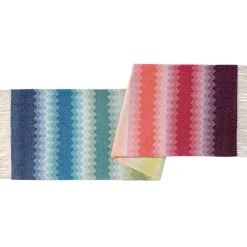 Missoni Home plaid con frange 140x190 cm WALT 100 zig-zag multicolore