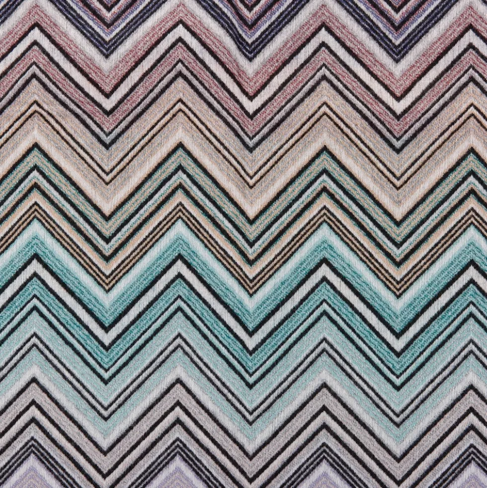 Missoni Home plaid con frange 130x190 cm PERSEO 170 toni freddi