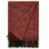Missoni Home plaid con frange 130 x 190 cm Alvaro 162