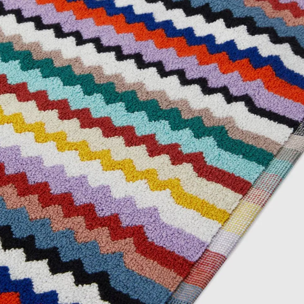 Missoni Home Riverbero tappeto bagno 60x90 multicolor zig-zag